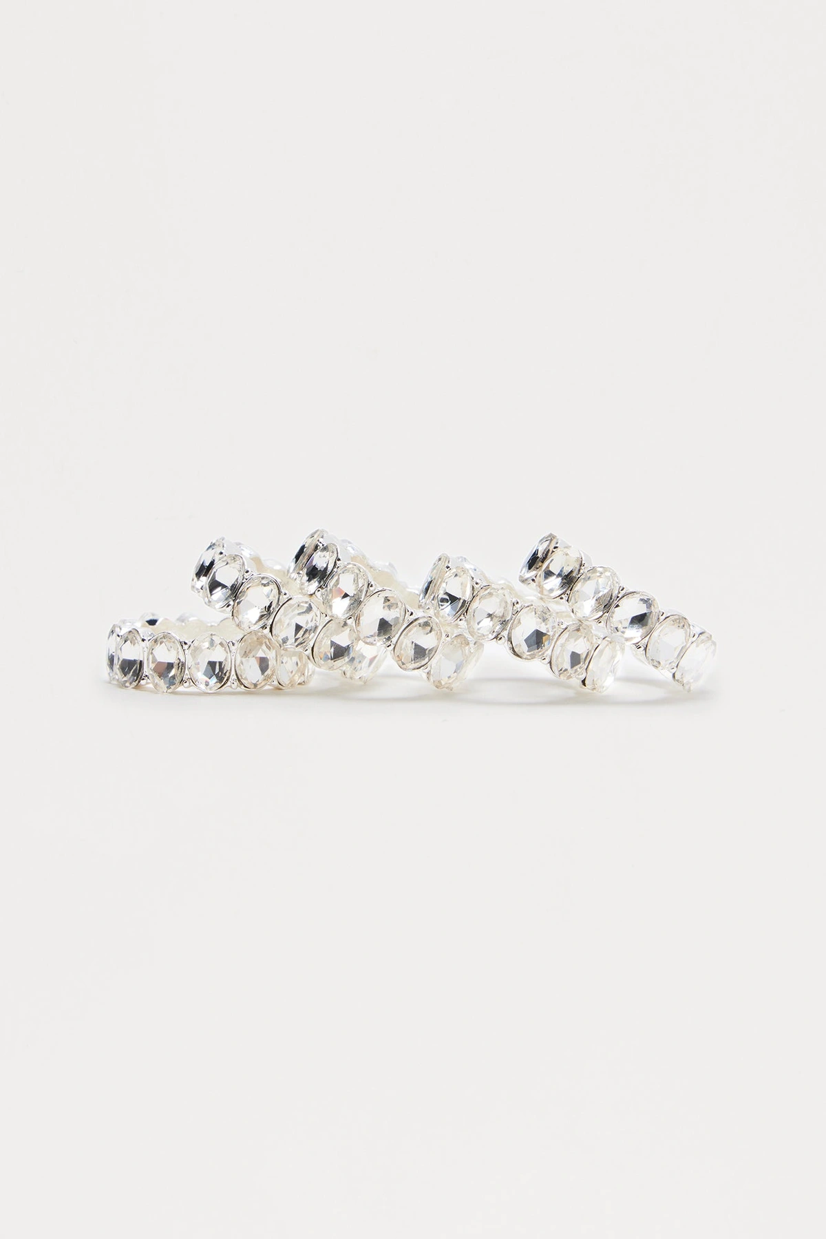 Got Them Stacked Ring Set - Silver — Prateado