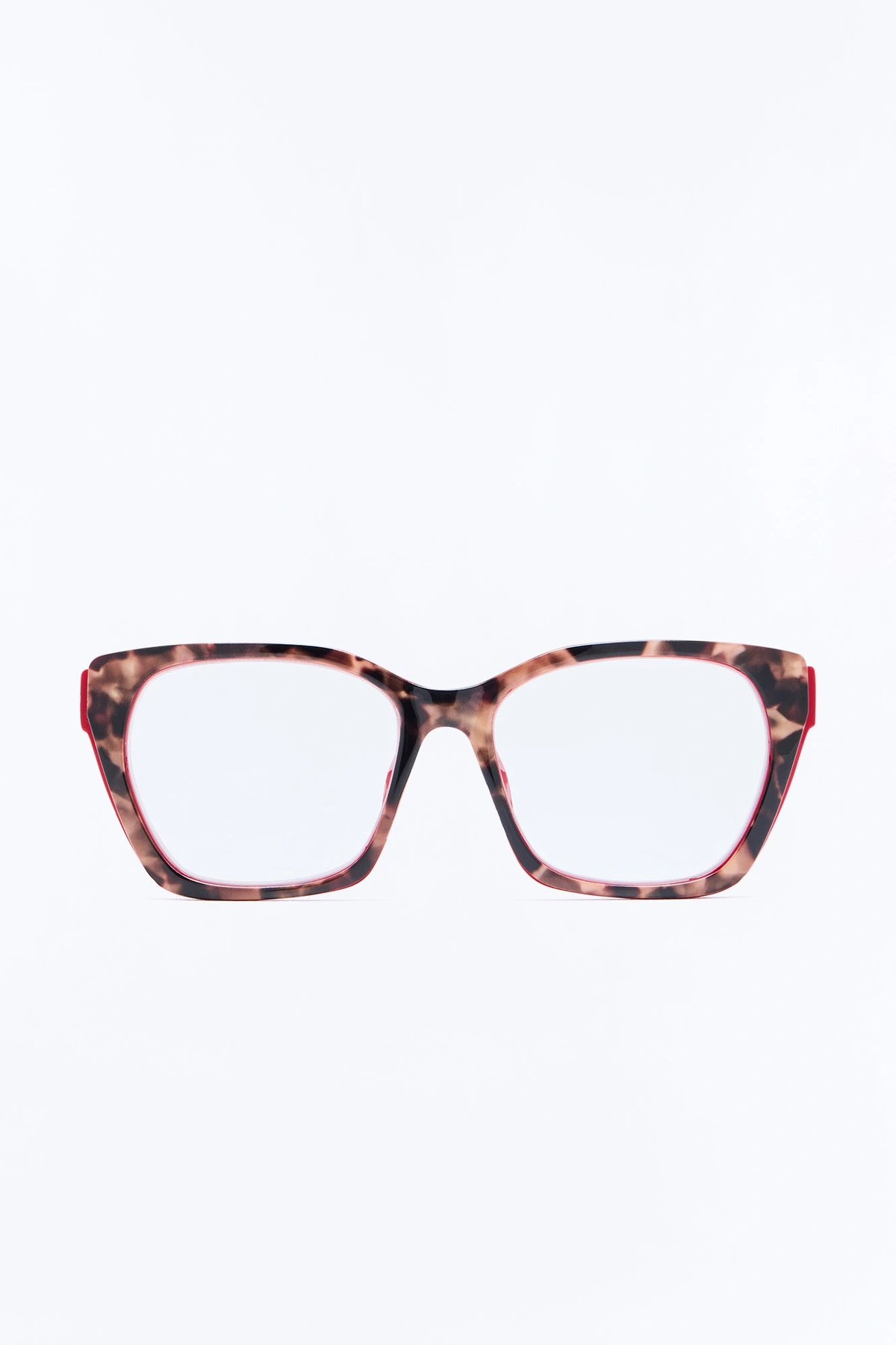 Wide Eyed And Eager Reader Glasses - Red/combo — Vermelho/combinação