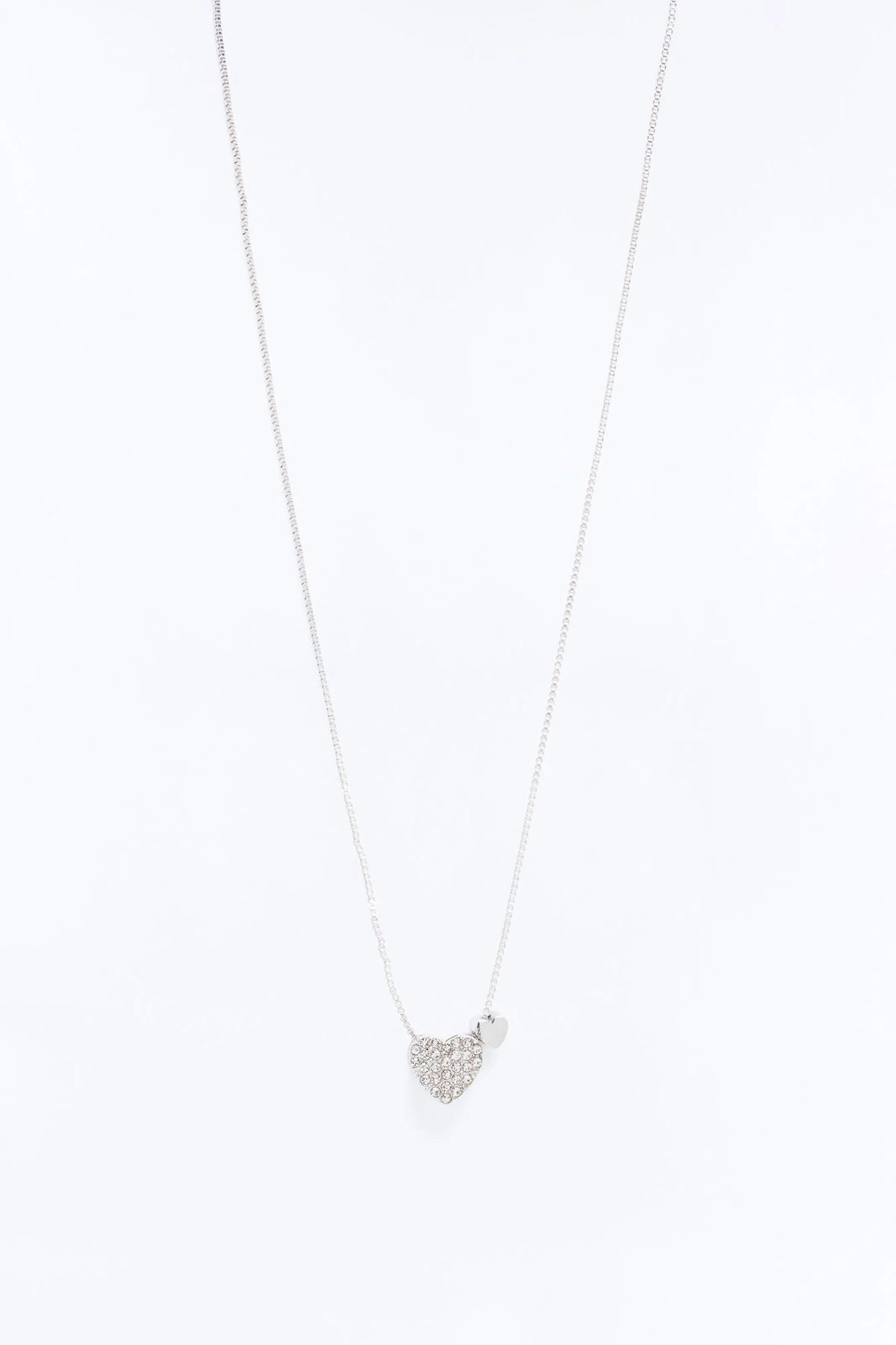 Unbreakable Love Necklace - Silver — Prateado
