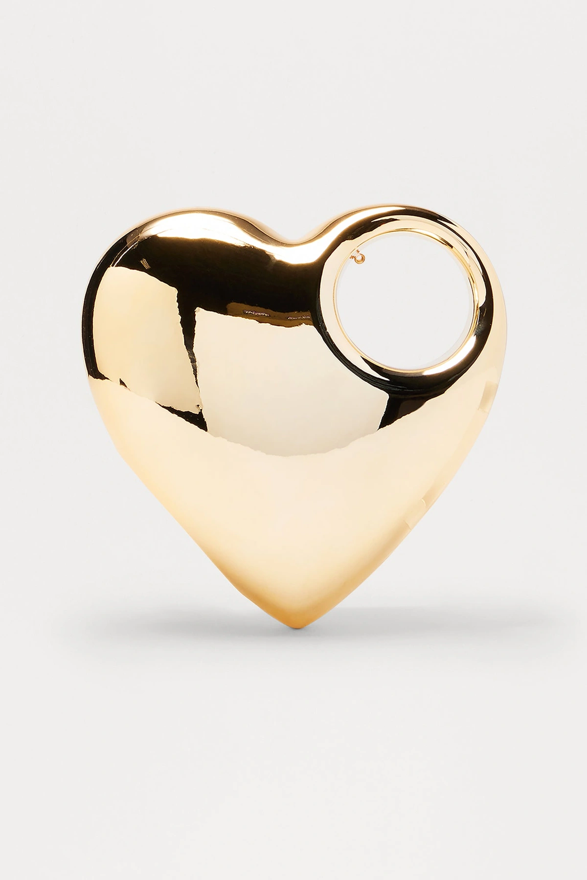 Sweetheart Metal Clutch - Gold — Dourado