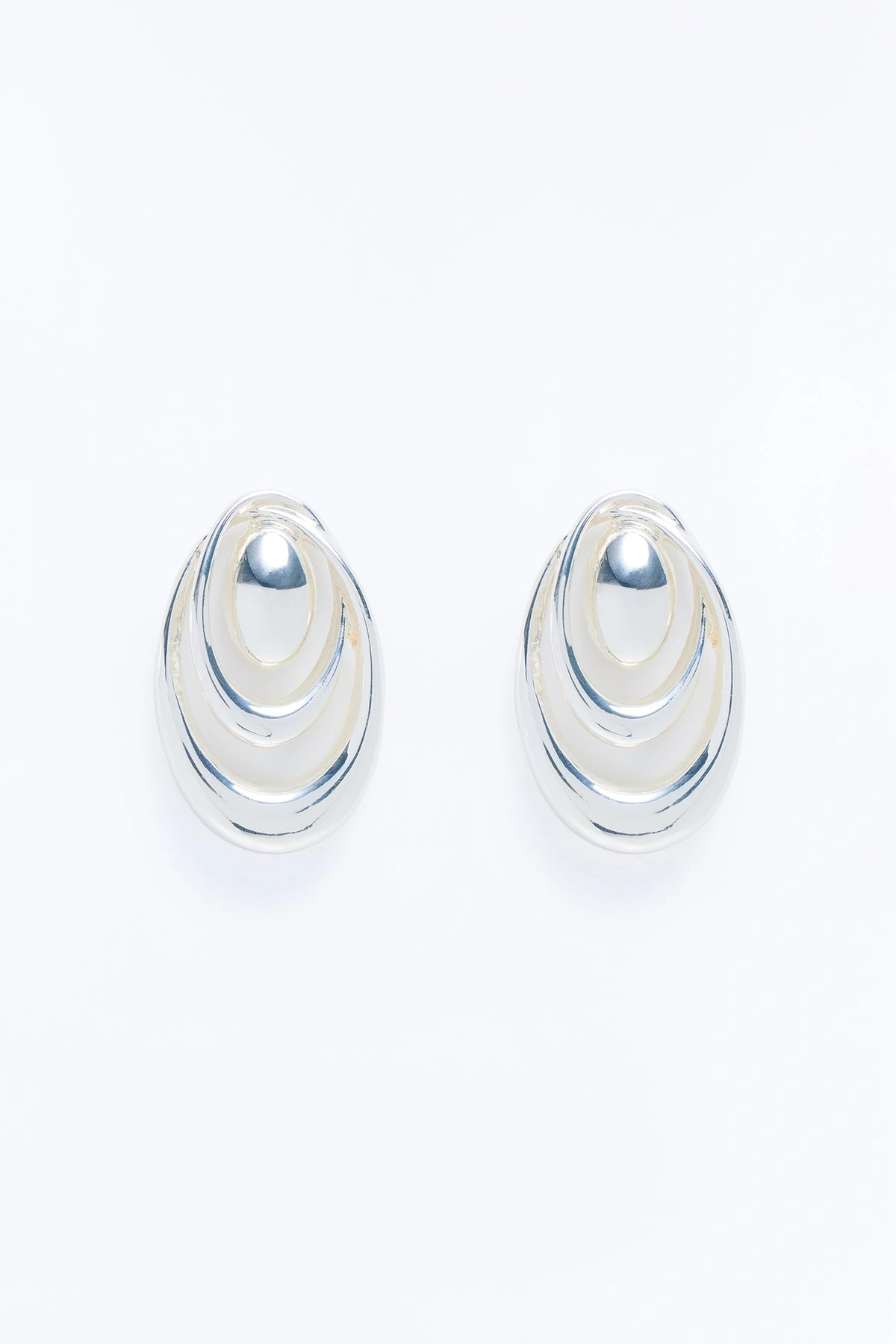 Coming Up Drop Earrings - Silver — Prateado