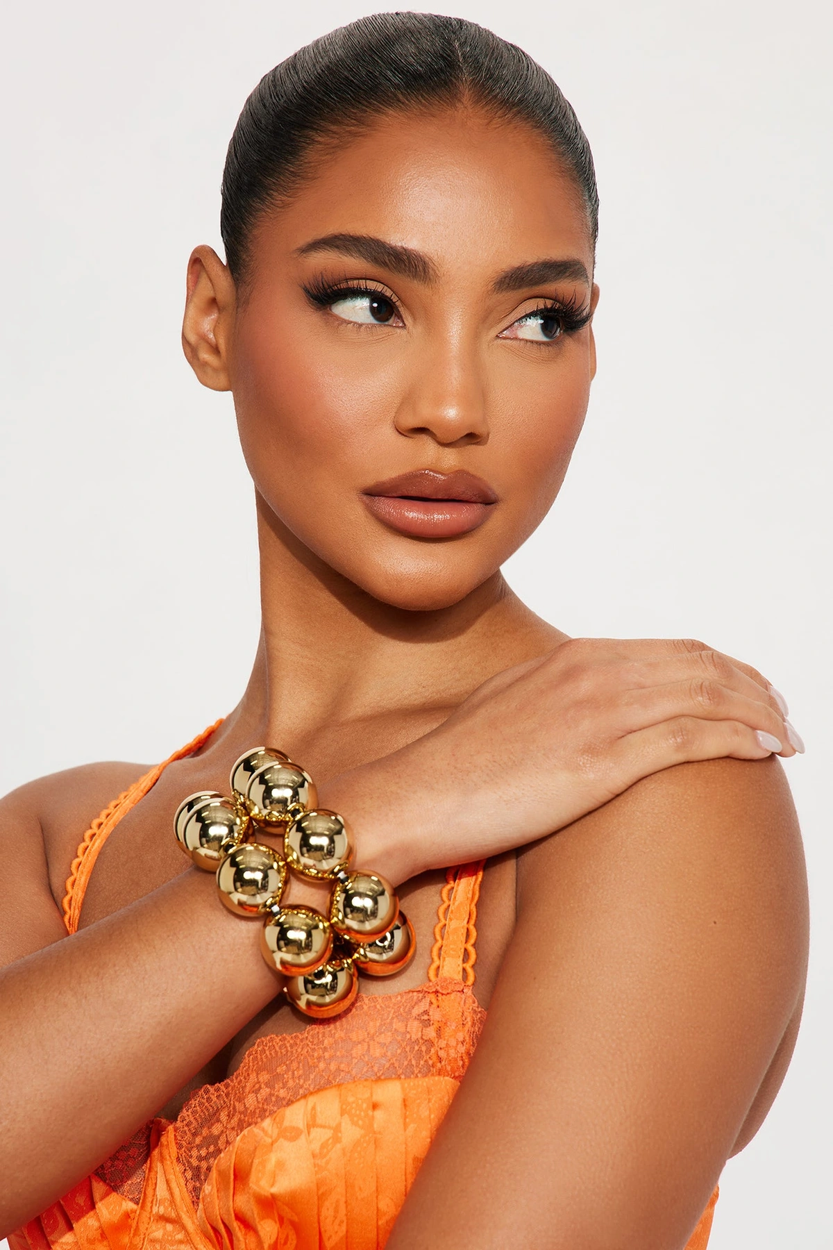 Bubbly Thoughts 2 Piece Bracelet Set - Gold — Dourado