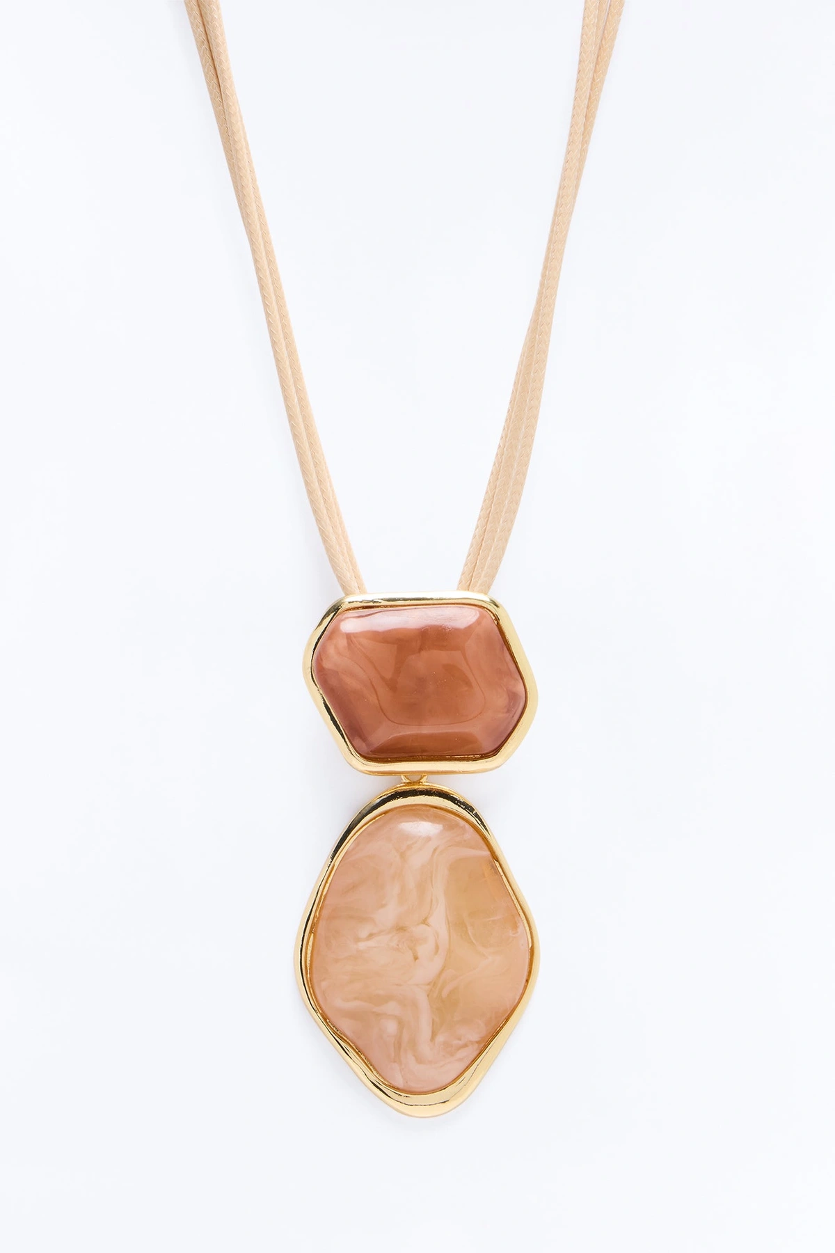 Shoreline Necklace - Brown/combo — Castanho/combinação