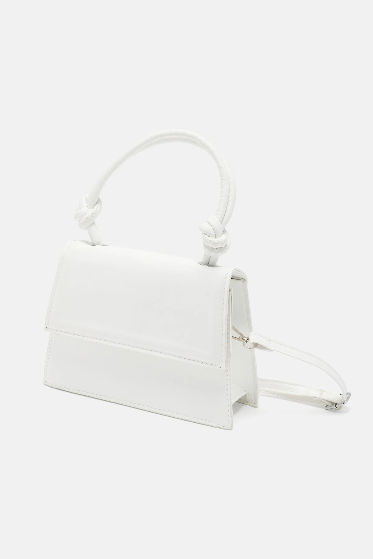 Never Too Late Handbag - White — Branco