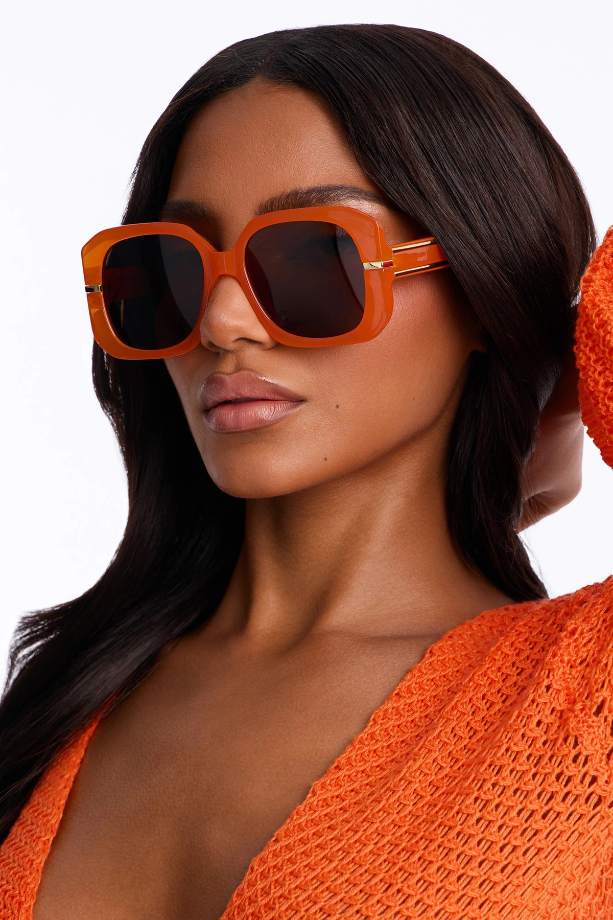 Velvet Sun Sunglasses - Orange — Laranja