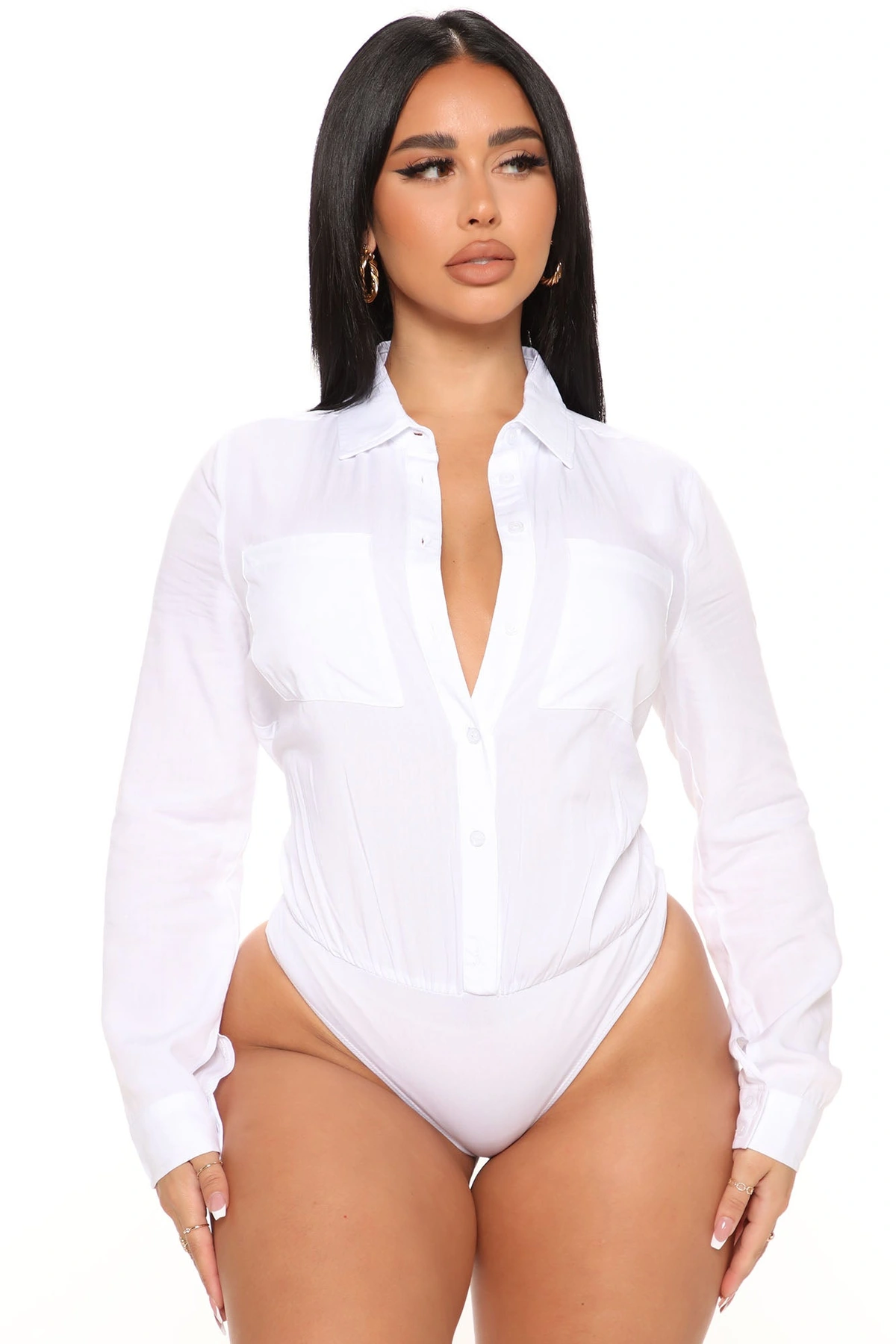 You Better Work Bodysuit - White — Branco