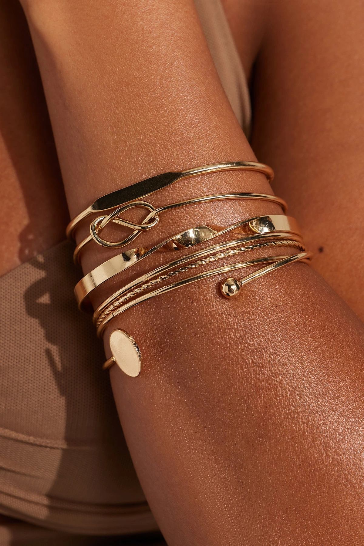 Way Of Life Bracelet Set - Gold — Dourado