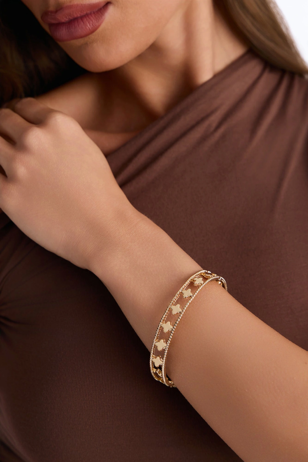 Fortune Bloom Bracelet - Gold — Dourado