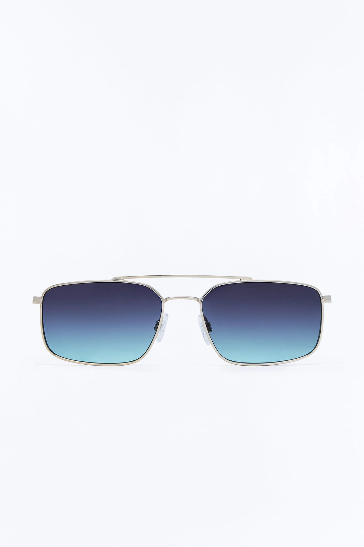 Daybreak Flyer Sunglasses - Silver/Blue — Prateado/Azul