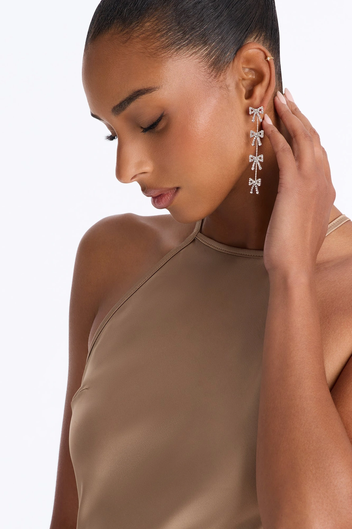 Been A Good Girl Drop Earrings - Silver — Prateado