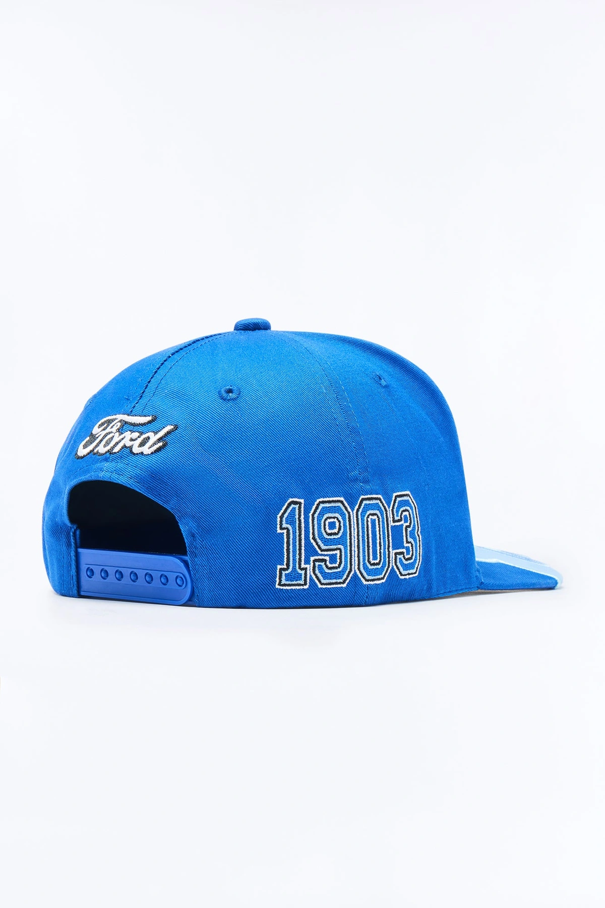Flaming Ford Baseball Hat - Blue — Azul