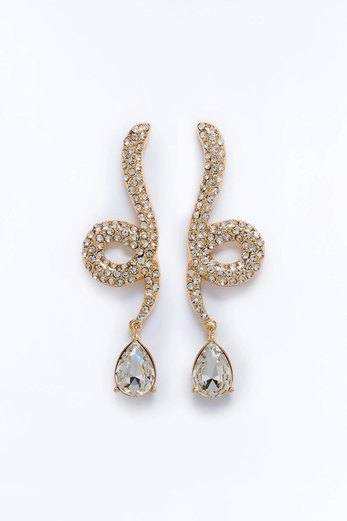Better Off Alone Drop Earrings - Gold — Dourado