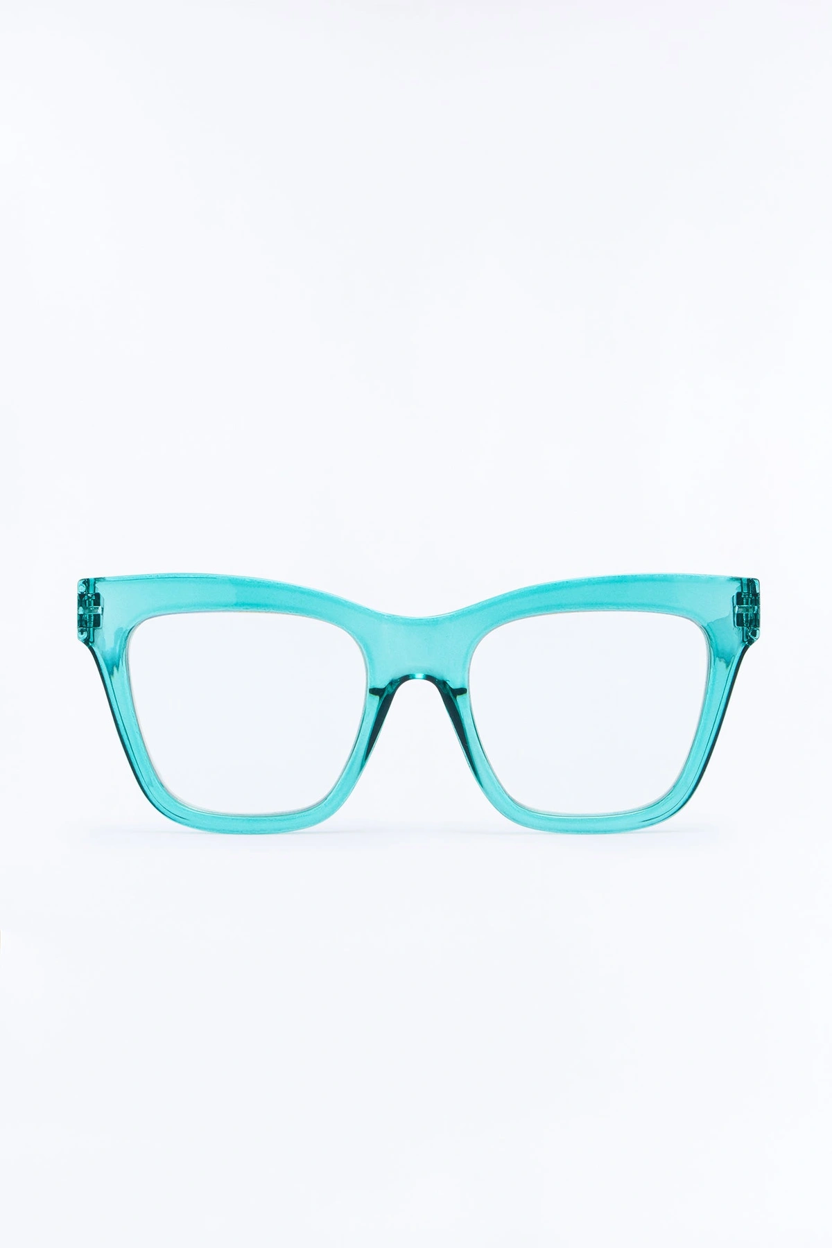 Keep At It Blue Light Glasses - Teal — Verde-petróleo