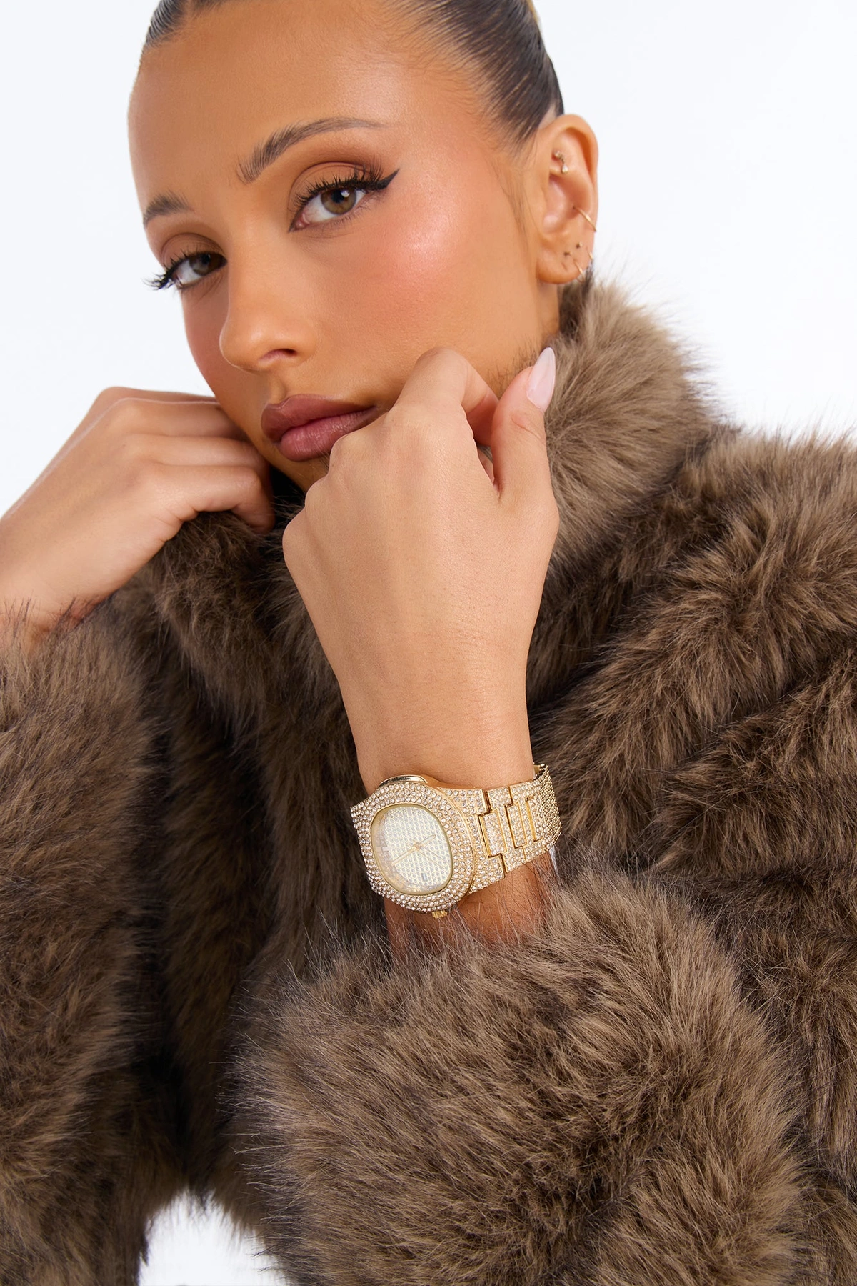 Icy Wrist Watch - Gold — Dourado