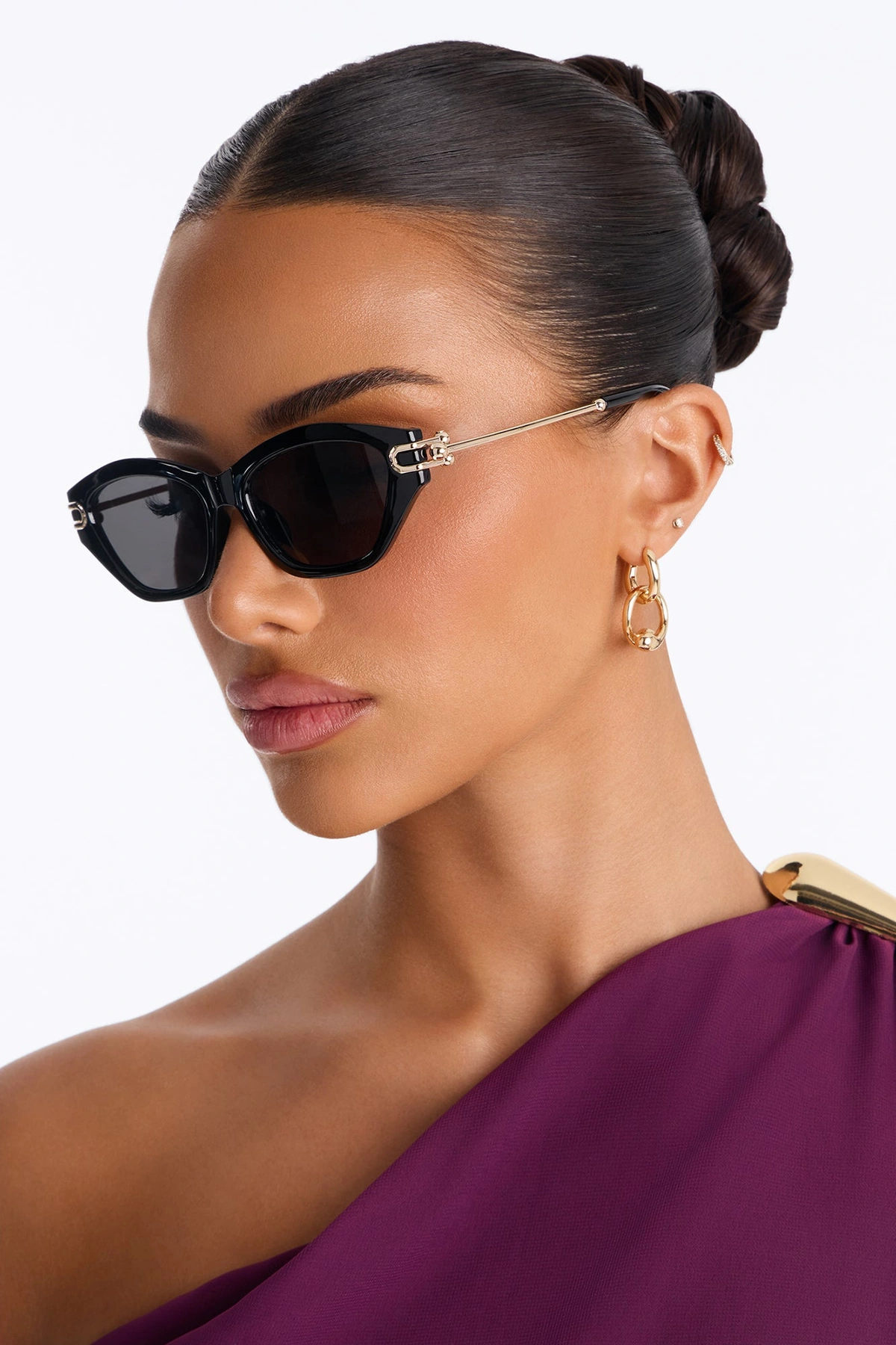 Blurred Limits Sunglasses - Black — Preto