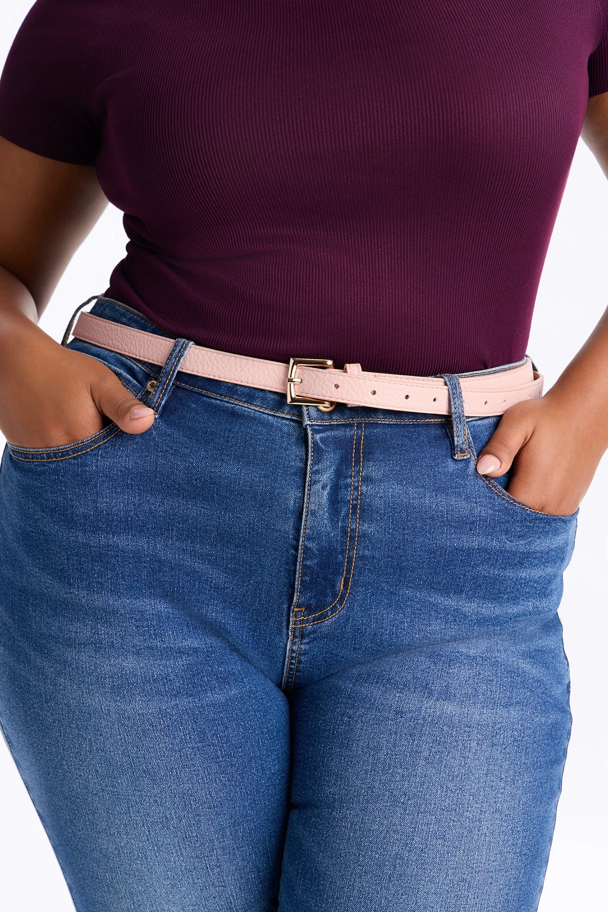 Small Waist Big Confidence Trio Belt Set - Pink/combo — Rosa/combinação