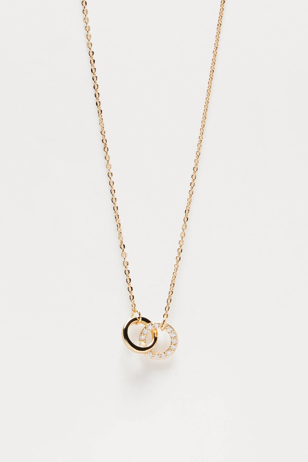 Internal Link Pendant Necklace - Gold — Dourado