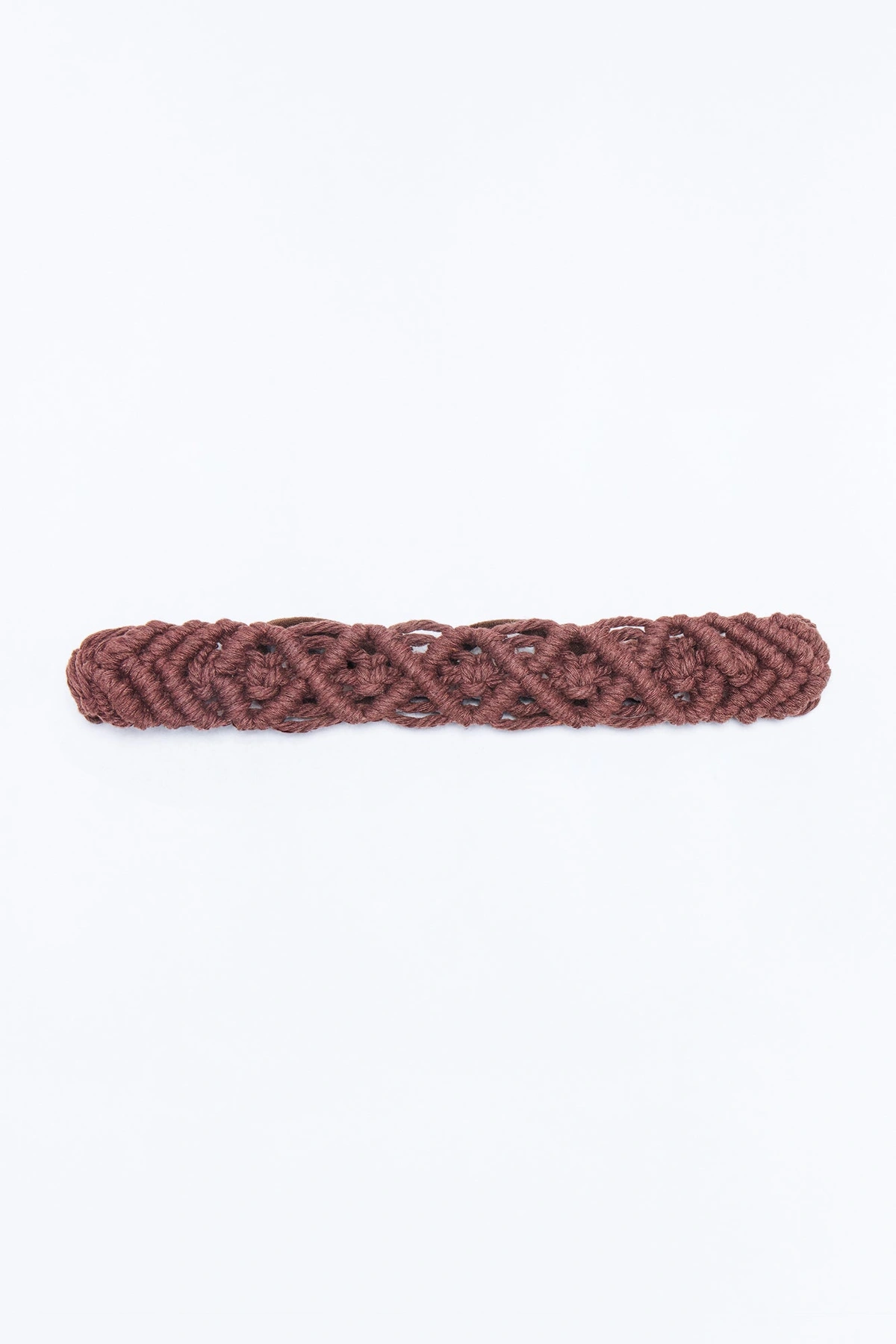 Braid My Hair Crochet Headband - Brown — Castanho