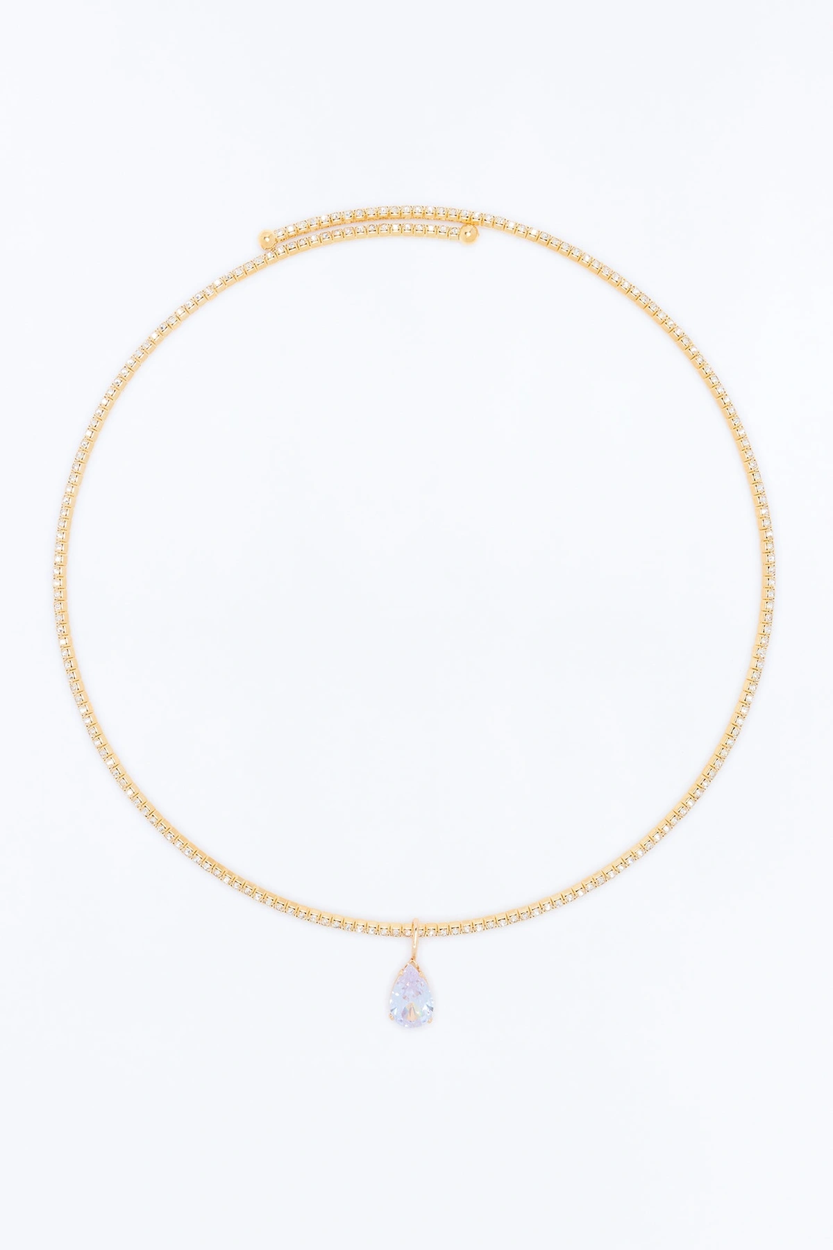 Cubic Zirconia Icon Dream Choker - Gold — Dourado