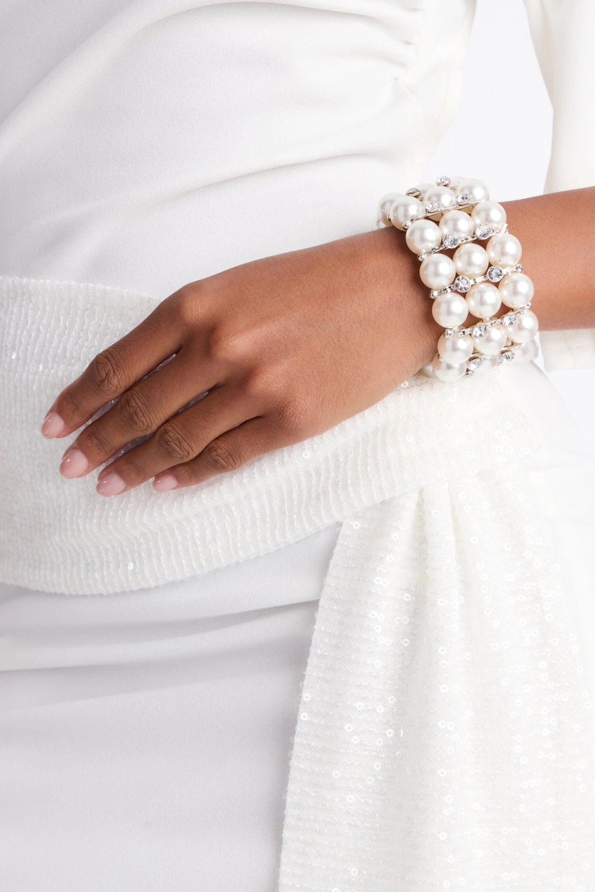 Love And Pearls Bracelets - White — Branco