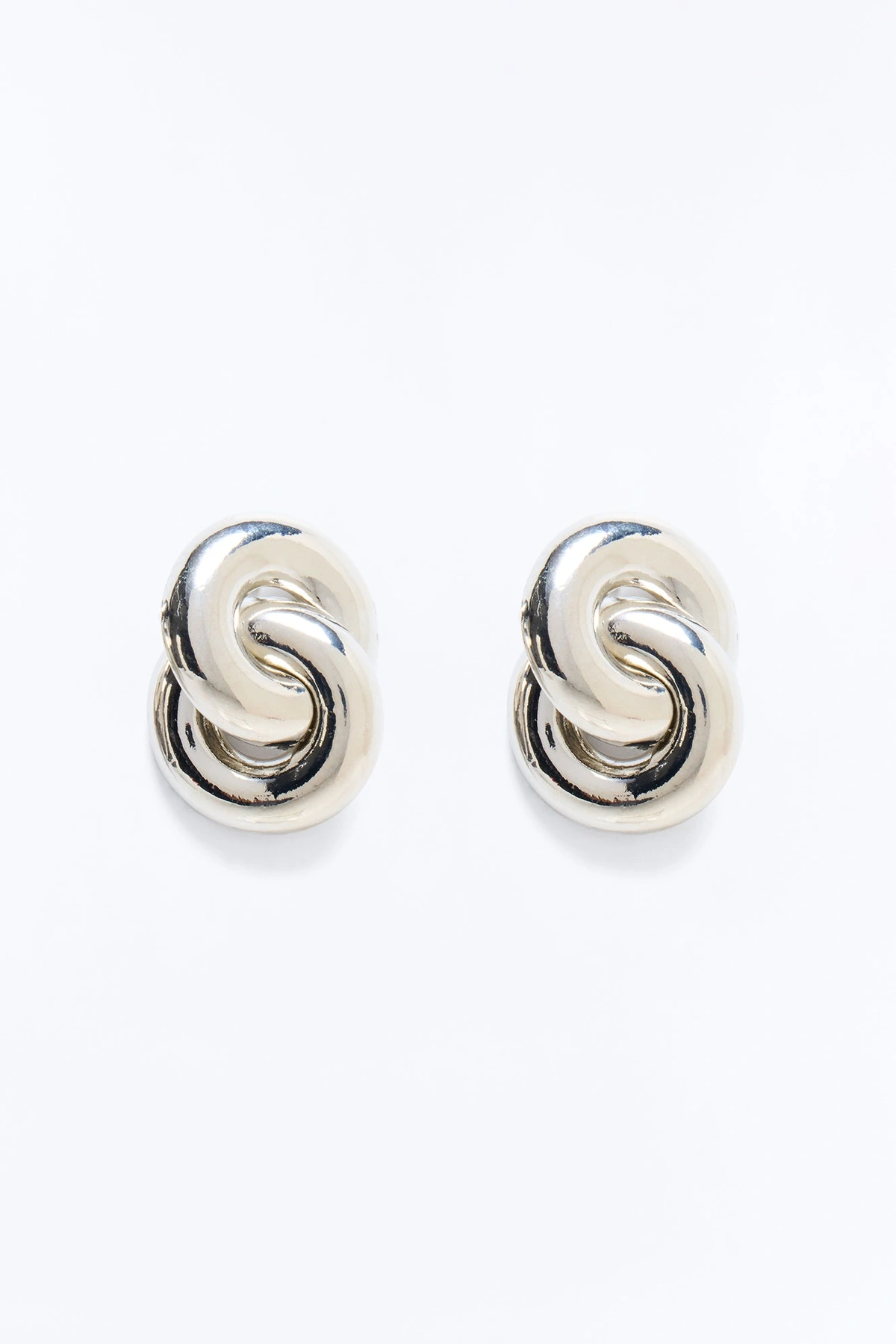 In Flow State Drop Earrings - Silver — Prateado