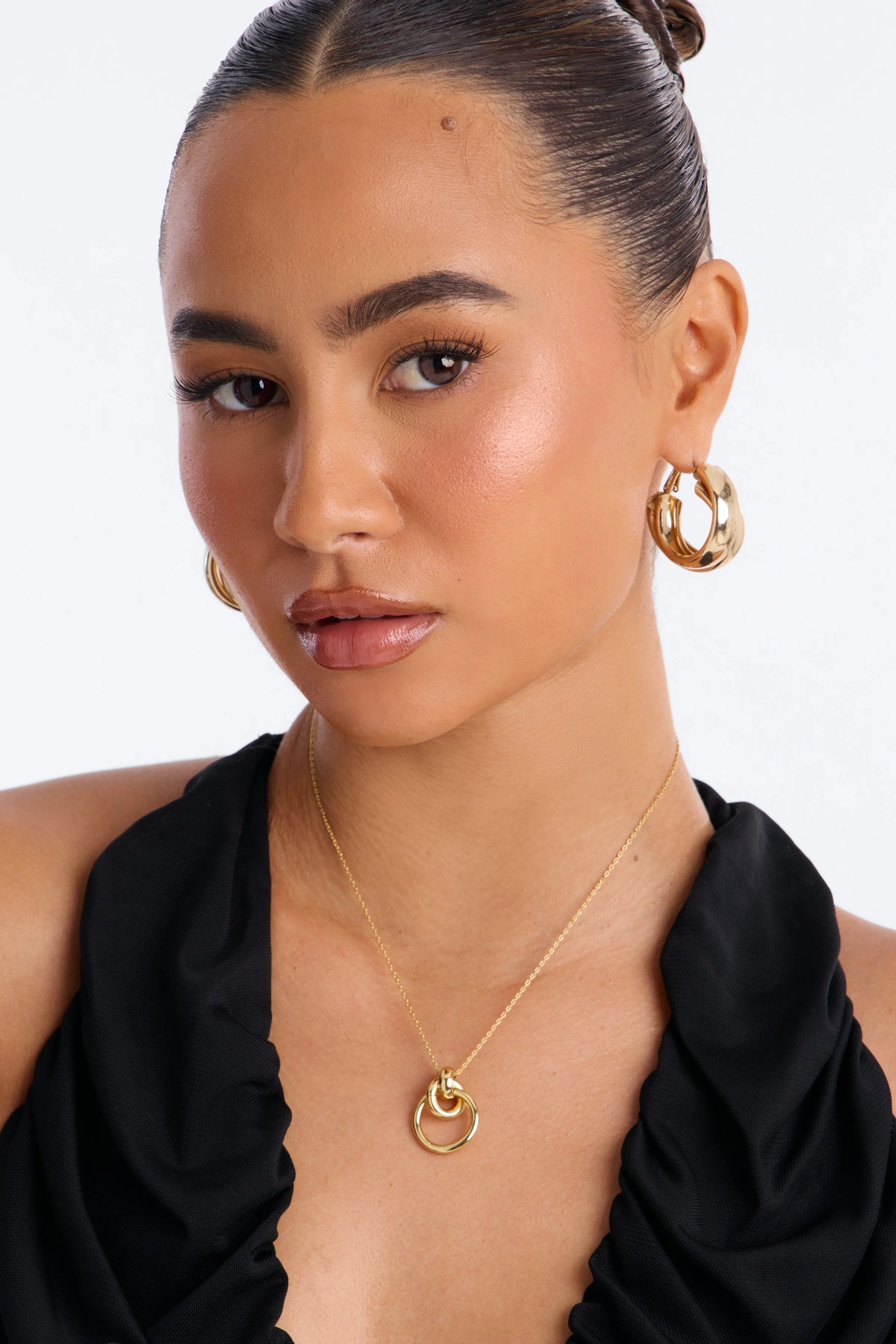 Be You Pendant Necklace - Gold — Dourado