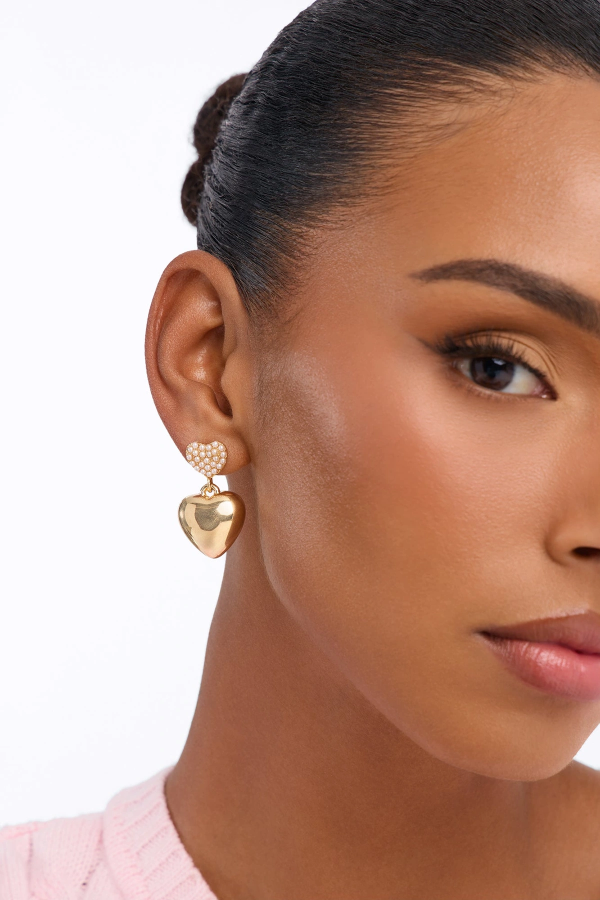 My Darling Love Drop Earrings - Gold — Dourado