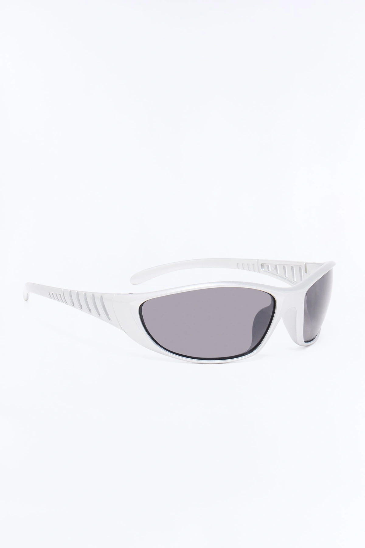 Chic And Speedy Sunglasses - Silver — Prateado