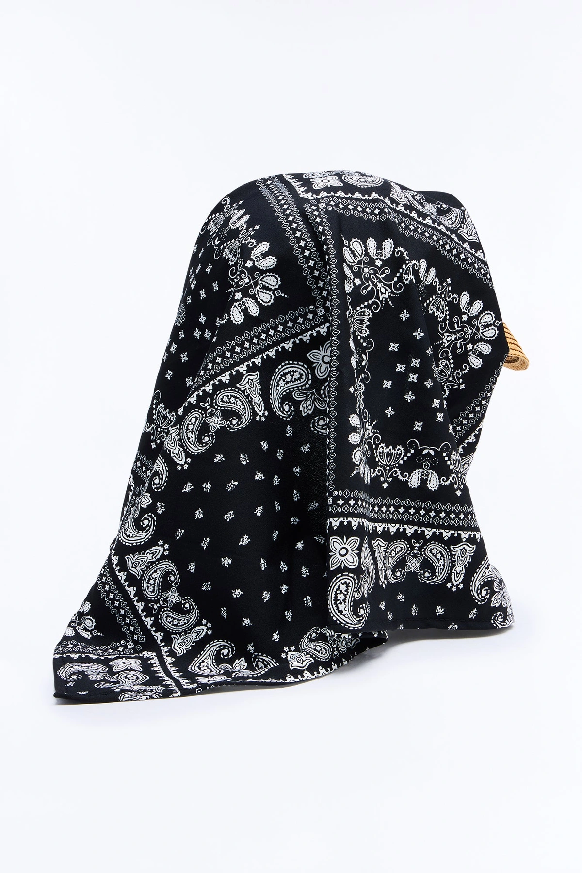 Gran Torino Straw Visor And Head Wrap - Black/combo — Preto/combinação