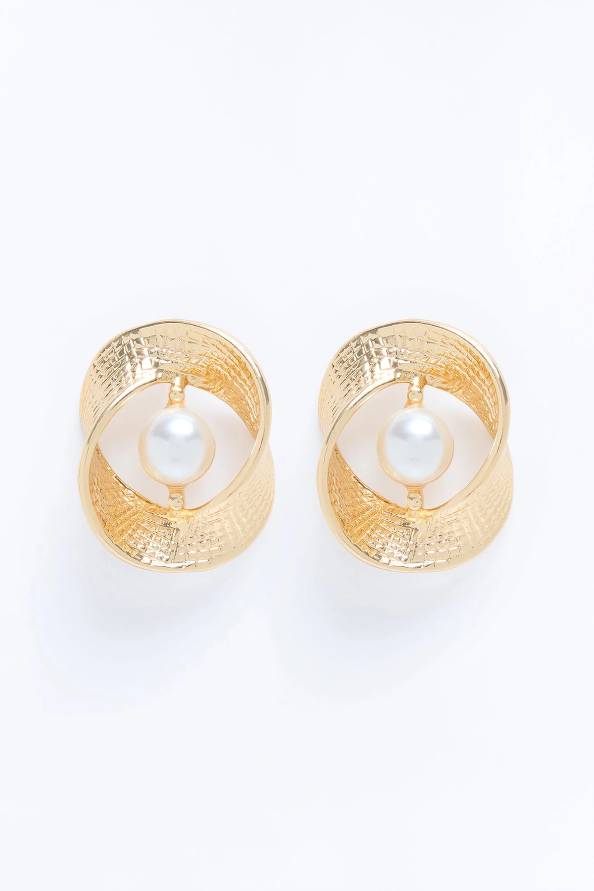 Nothing Personal Stud Earrings - Gold — Dourado