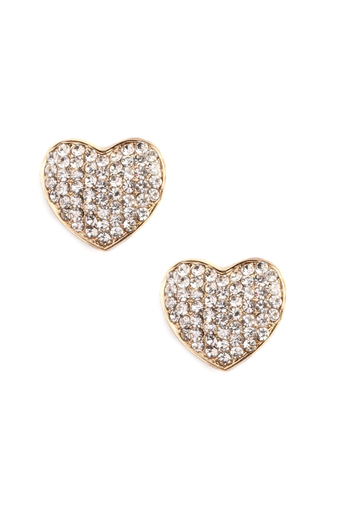 My Tiny Little Heart Earrings - Gold — Dourado