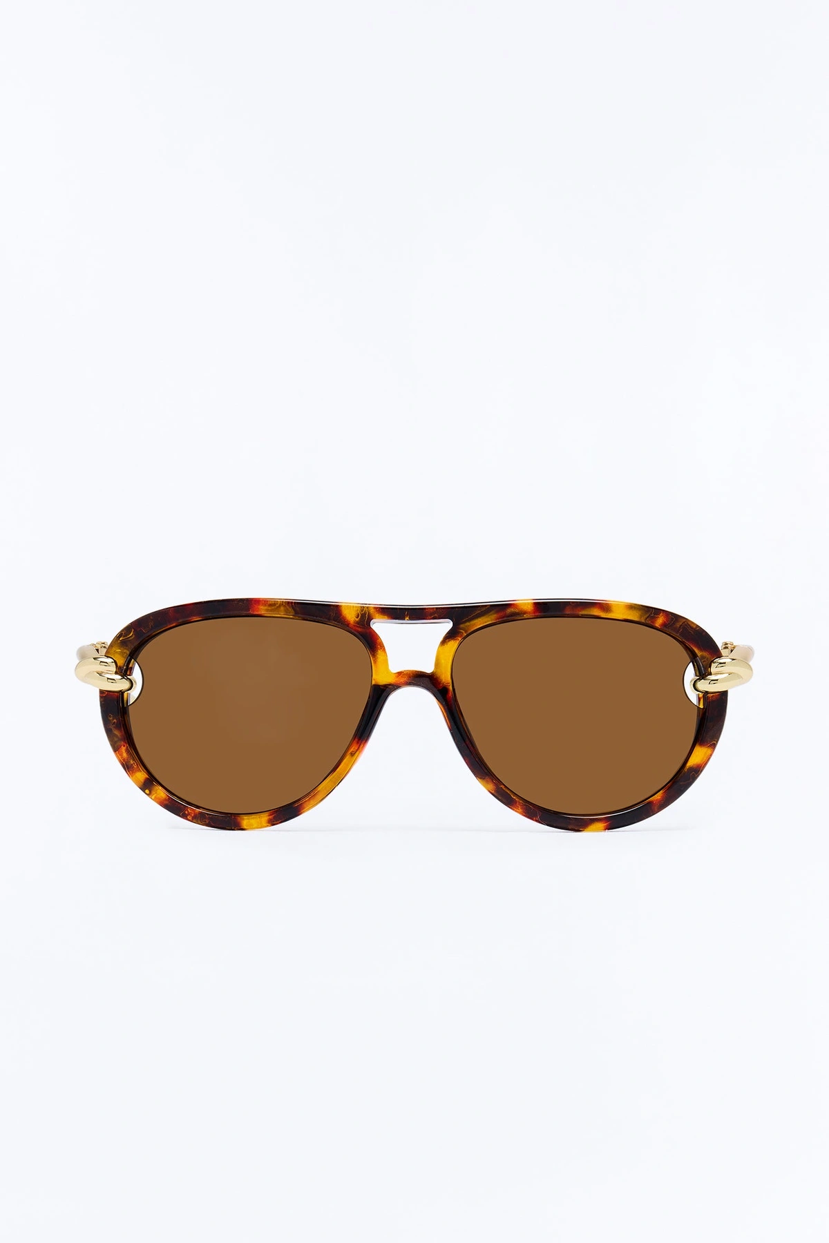 Knoty Girl Aviator Sunglasses - Tortoise — Tortoise