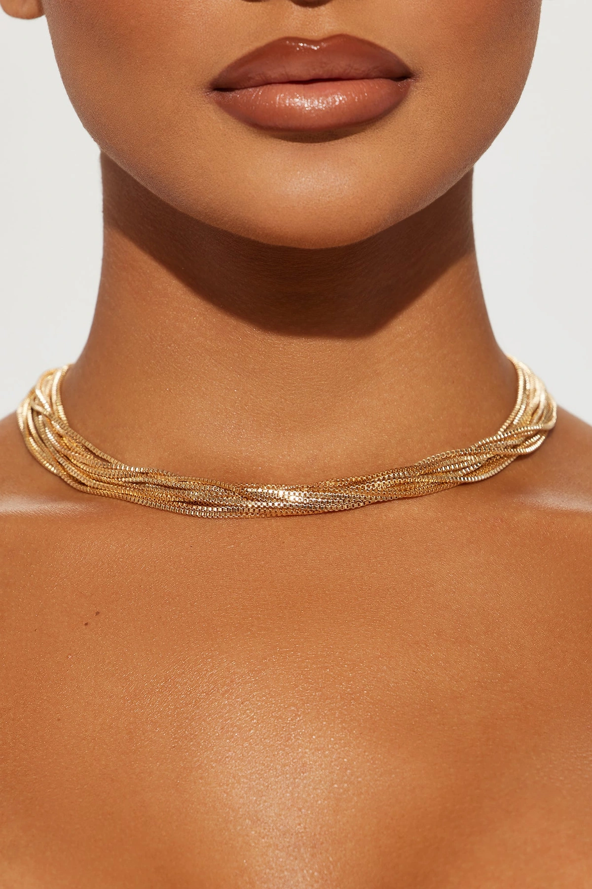 Solid Babe Necklace - Gold — Dourado
