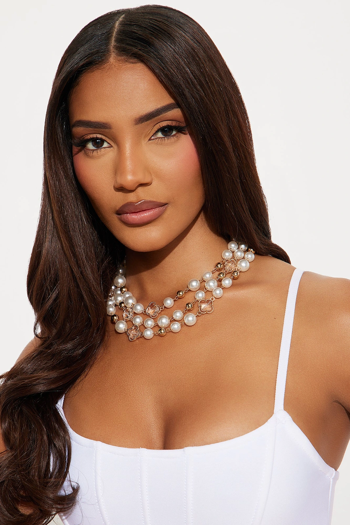 Sunday Luncheon Necklace - Gold — Dourado