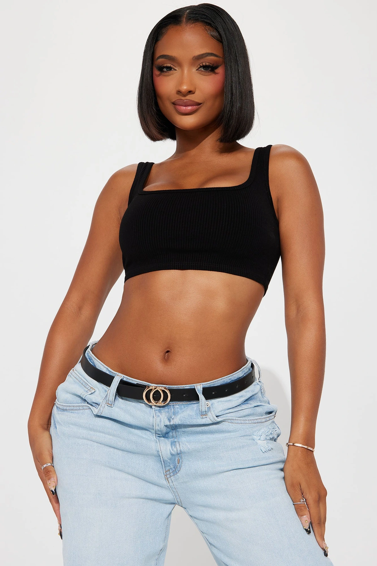 Ring Me Up Belt - Black — Preto