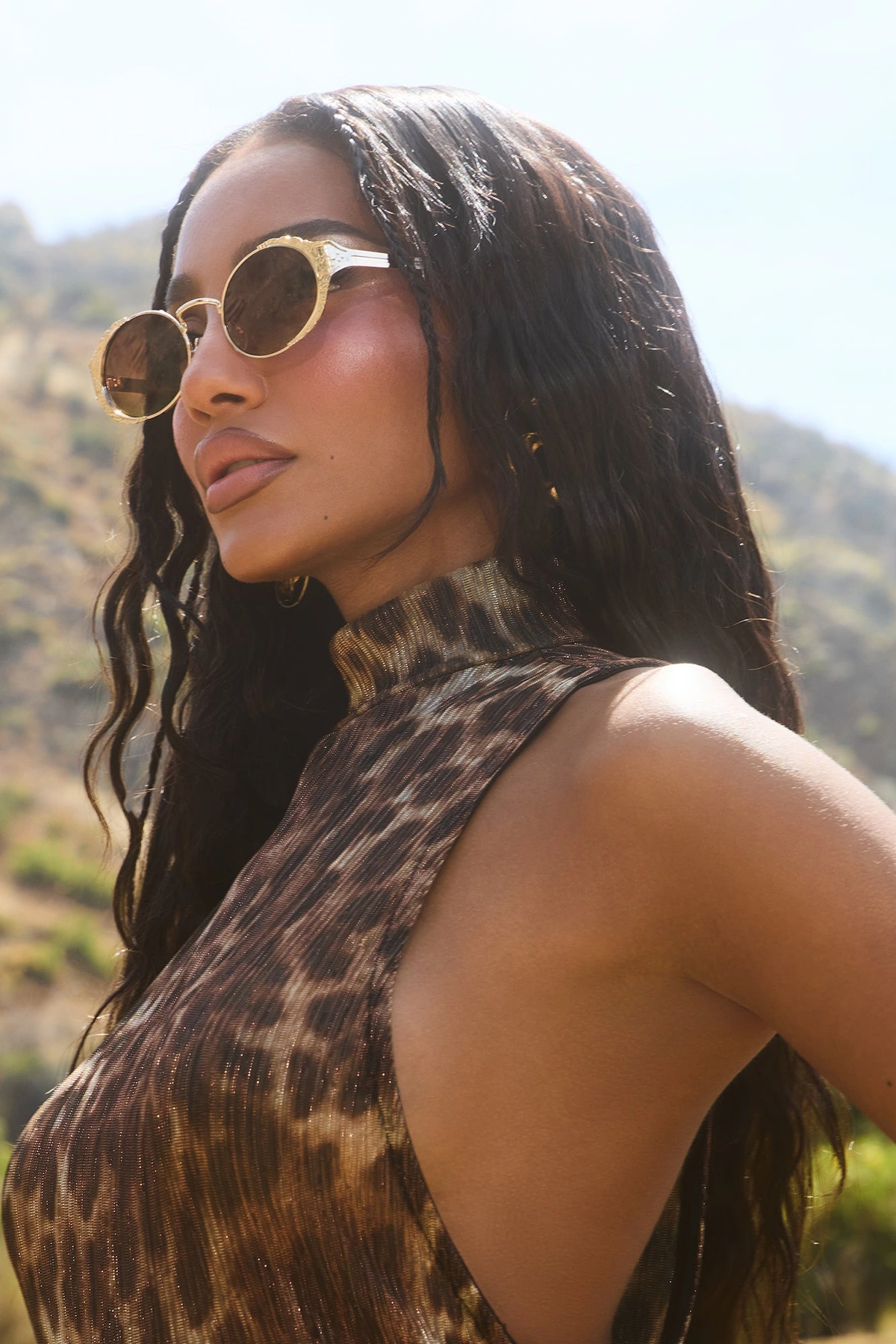 Honey Bloom Sunglasses - Gold — Dourado
