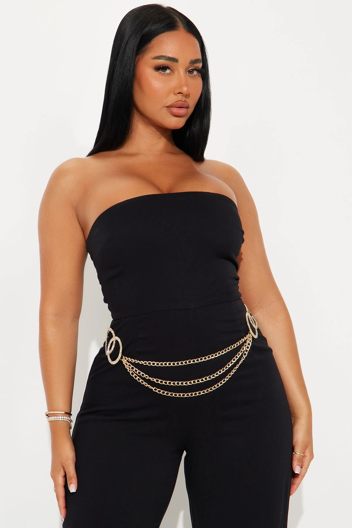 Double Take Chain Belt - Gold — Dourado