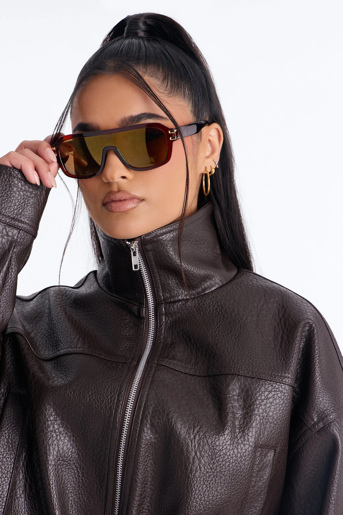 Sunglow Flash Sunglasses - Brown — Castanho