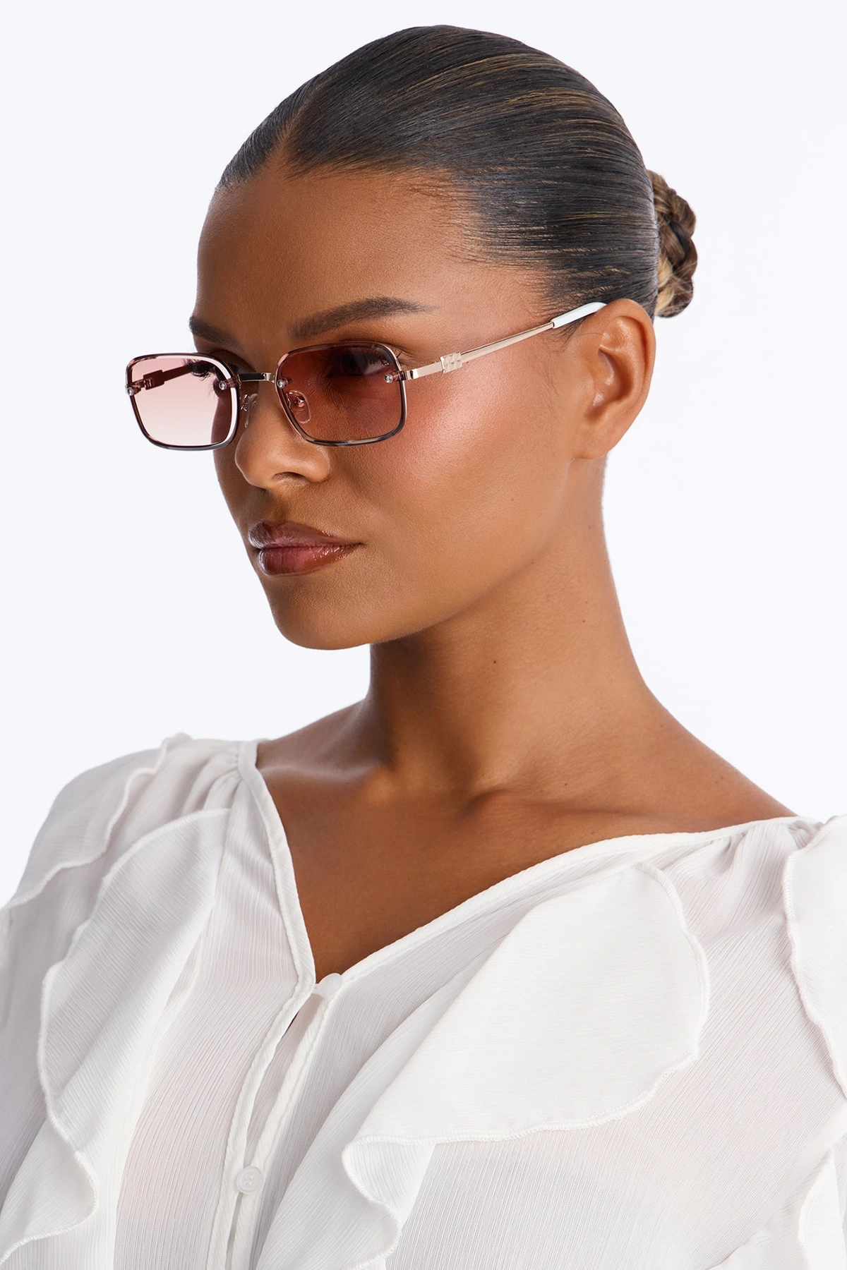 Cafe Lunch Date Sunglasses - Pink — Rosa